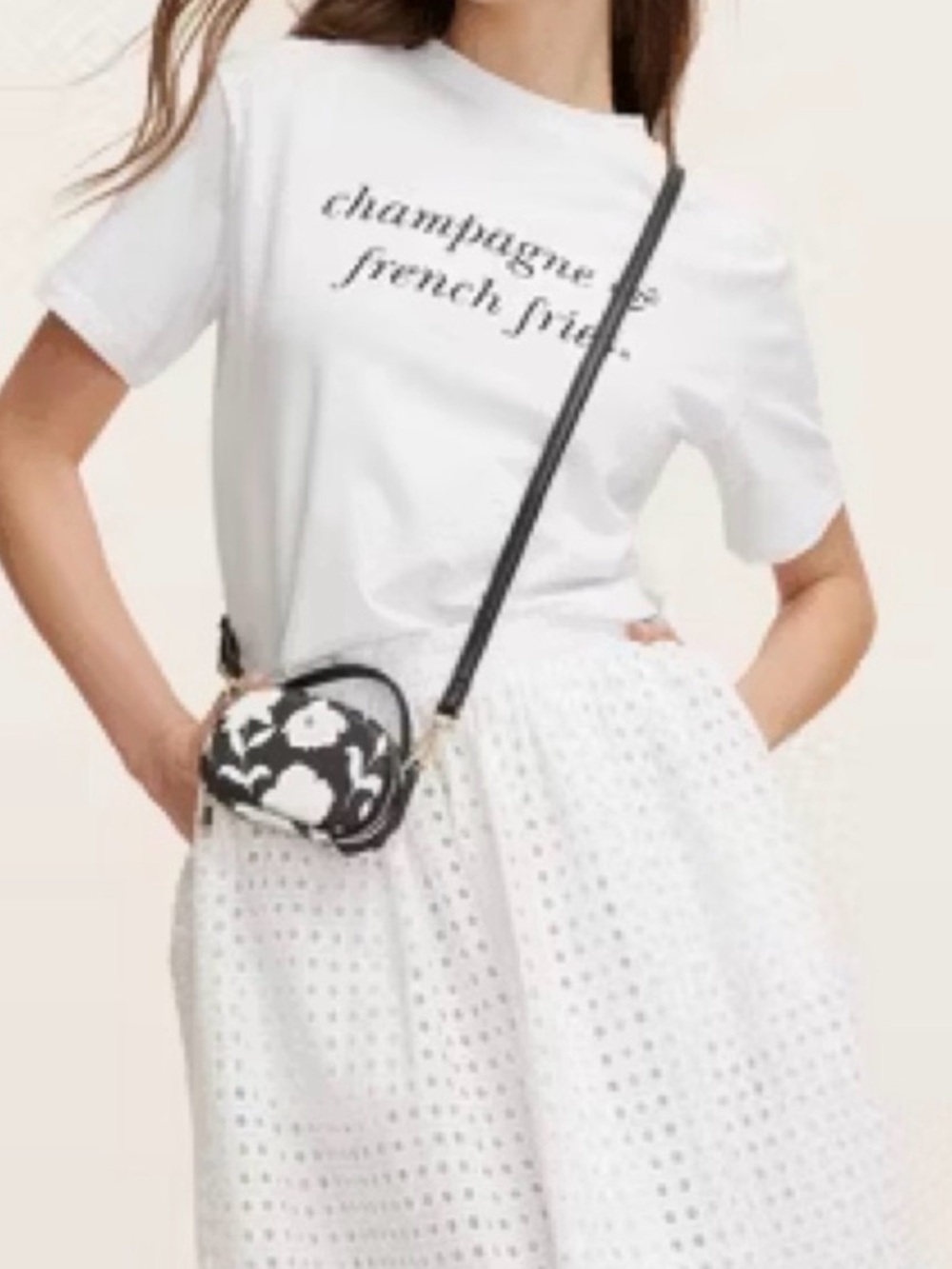 NWT Kate Spade x Target Champagne & French Fries Tee XL SOLD OUT Ltd Edn - Picture 5 of 7